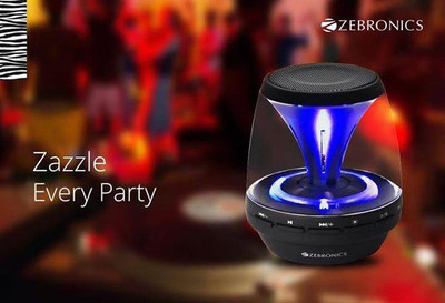 Zebronics Bluetooth speaker Sparkle Portable Bluetooth Mobile/Tablet Speaker(Black, 1.0 Channel)