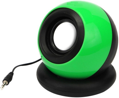 Ad Net Green Mini Rechargeable Portable Wired Portable Mobile/Tablet Speaker(Green, Stereo Channel)