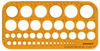 Isomars Template-45 Circles ART#1815 Drawing Stencil(Pack of 1, Circles) RS.275.00