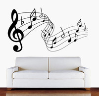 Decor Kafe Large Wall Sticker Sticker(Pack of 1)