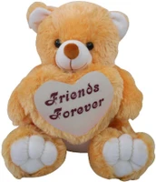 Saugat Traders Friends Forever Teddy Bear  - 40 cm(Brown, White) RS.495.00