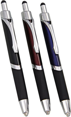 ShadowFax Write in the Dark Executive Click Ball Pen with stylus Torch Set of 3pc Stylus(Multicolor)