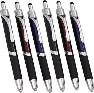 ShadowFax Write in the Dark Executive Click Ball Pen with stylus Torch Set of 6pc Stylus(Multicolor)