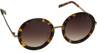 Mango Pickles RO-5006-Demi Round Sunglasses(Brown)