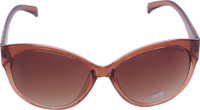 Miami Blues MB7036C Over-sized Sunglasses(Brown)
