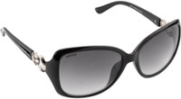 Voyage MG248 Rectangular Sunglasses(Black)