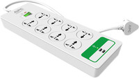 Apc P8U2-IN 8 Socket Surge Protector(White) RS.1890.00