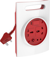 Gold Medal G-Expert 16a 3 Socket Surge Protector(White, Red)