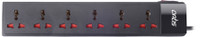Artis AR-SP600SS-15 Socket Single Switch Spike Guard 1.5 Mtr Cable 6 Socket Surge Protector(Black)