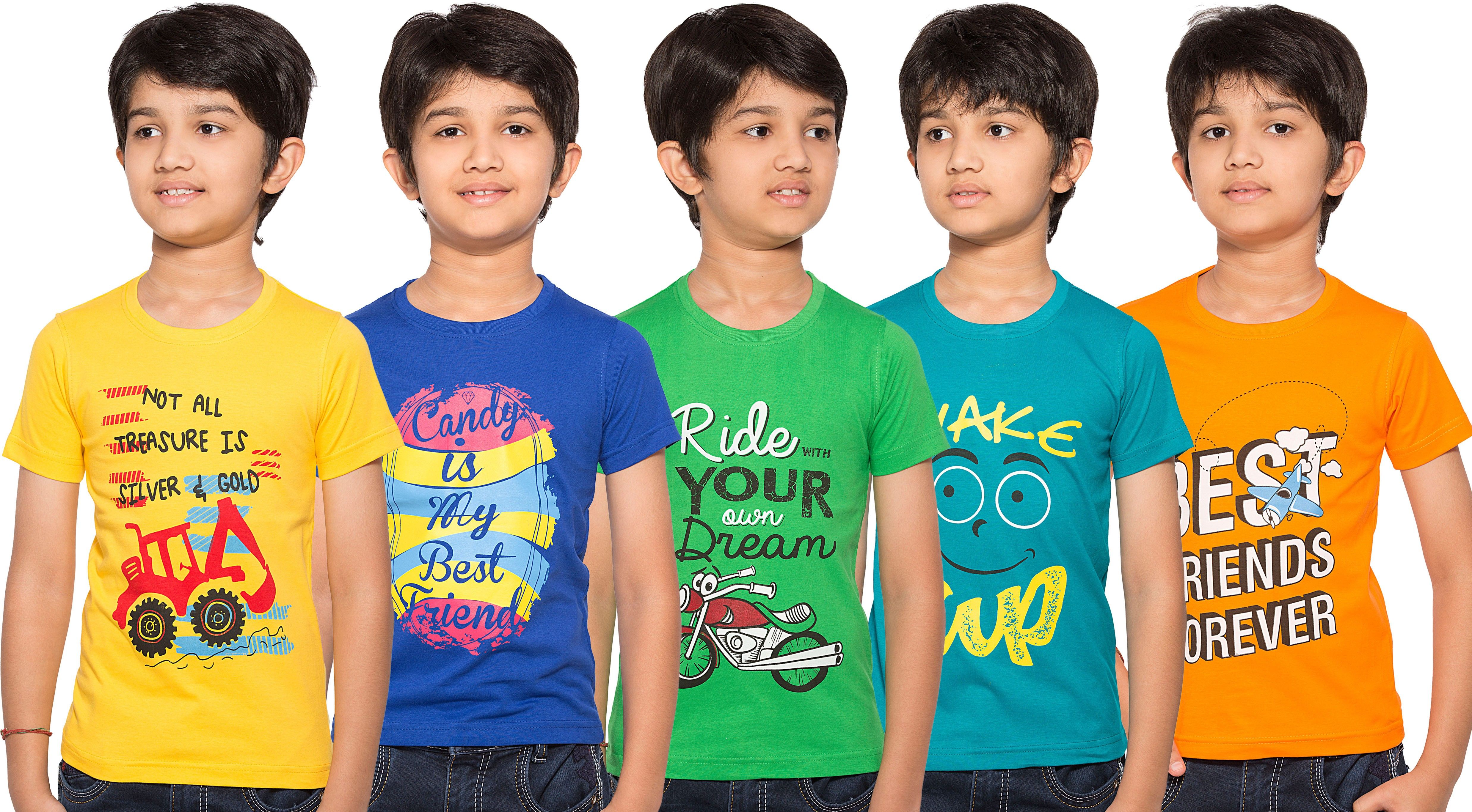 View Kids Combo Sets T-shirts, Track Pants, Shorts... exclusive Offer Online(clothing)
