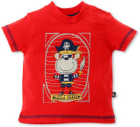 FS Mini Klub Boys Printed T Shirt(Red)