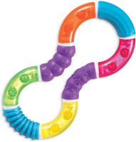 Munchkin Twisty Figure 8 Teether Toy Teether(Multicolor)