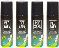Pee Safe Pee Safe Toilet Seat Sanitizer 40ml -Pack Of 4 Toilet Cleaner(40 ml, Pack of 4) RS.396.00