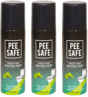 Pee Safe PEE SAFE Toilet Seat Sanitizer Spray 40ml Pack Of 3 Toilet Cleaner(40 ml, Pack of 3) RS.297.00