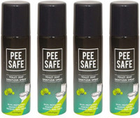 Pee Safe Pee Safe Toilet Seat Sanitizer 75ml -Pack Of 4 Ocean Toilet Cleaner(75 ml, Pack of 4) RS.599.00