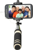 Cezzar Fashion Mini Pocket Selfie Stick for iPhones, Samsung, Panasonic P81, Lenovo A7000, Moto G (2nd Gen) Monopod(Black, Supports Up to 300 g) RS.190.00