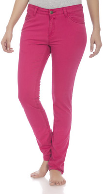 Clodentity Skirts, Trousers - Clodentity Slim Fit Women's Pink Trousers