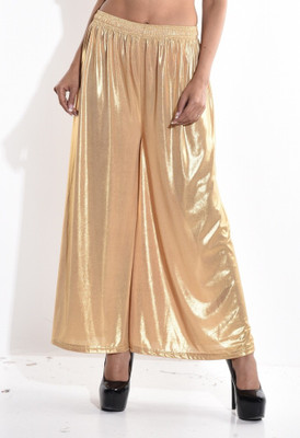 Sohniye Skirts, Trousers - Sohniye Regular Fit Women's Gold Trousers