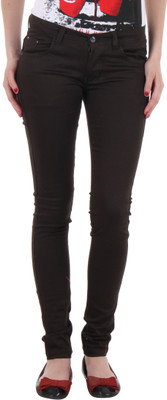 Unico Wears Skirts, Trousers - Unico Wears Skinny Fit Women's Brown Trousers