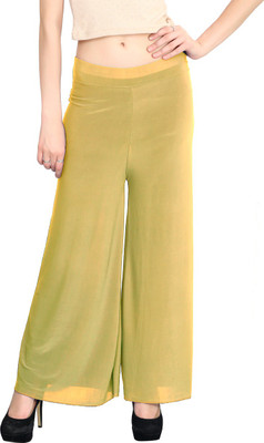 elvin Skirts, Trousers - Elvin Regular Fit Women's Yellow Trousers