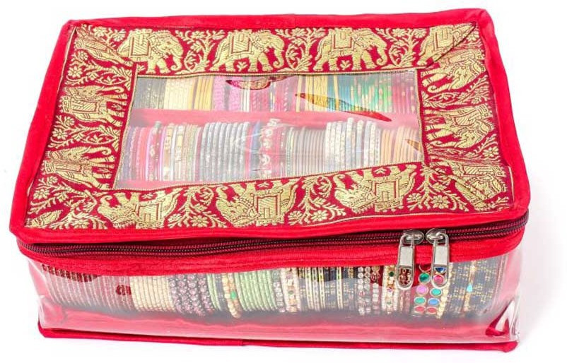 KRG Enterprises 3 Rods Bangle Box Vanity Box(Multi-Colour)