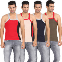 Wyatt Men's Vest(Pack of 4)