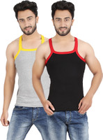 Mr.Fake Men's Vest(Pack of 2)