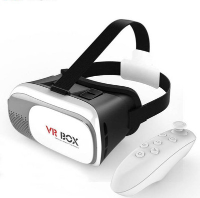 VesTalo Virtual Reality 3D VR BOX With Remote Controller For Vibe K5 Note Video Glasses(Black)