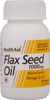 HealthAid Flax Seed Oil 1000mg (Omega 3, 6, 9)(60 No) RS.900.00