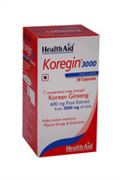 HealthAid Koregin 3000 (Korean Ginseng 600mg)(30 No) RS.1445.00