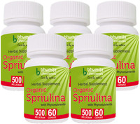Bhumija Lifesciences Organic Spirulina Capsules 60
