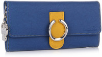 BUTTERFLIES Women Casual, Formal Blue  Clutch RS.699.00