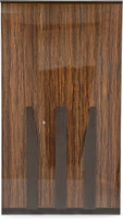 Evok Cosmo Engineered Wood Free Standing Wardrobe(Finish Color - Walnut Brown, 3 Door ) RS.40205.00