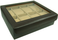 Essart Protection Watch Box(Dark Brown, Holds 8 Watches)