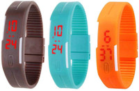 intricate Led B intricate Led Band Watch Combo