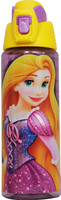 Disney Rapunzel 600 ml Water Bottle(Set of 1, Violet, Yellow)