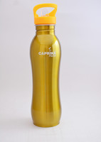 Caprika Classic 750 ml Water Bottle(Set of 1, Gold)