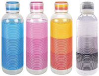 Aquapet transparent 1200 ml Water Bottles(Set of 4, assorted)