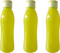 Cello OPAQUE SERIES 1000 ml Water Bottles(Set of 4, YELLOW)