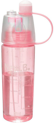 Tuelip New B Portable for Outdoor Cycling Camping Hiking Spray with Water Bottle 600 ml(Pink)