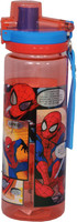 Marvel Spiderman 750 ml Water Bottle(Set of 1, Red, Blue)