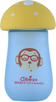 Brio Bright Clibe - Cow - Life Is beautiful - DB - 2097 Yellow, Unbreakable 300 ml Water Bottle(Set of 1, Yellow, Blue, Multi Colour)