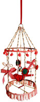 Creative Textiles Iron Windchime(14 inch, Pink)