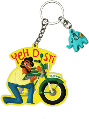 chumbak Bike Dosti Keychain Locking Key Chain(Multicolor) chumbak Bike Dosti Keychain Locking Key Chain(Multicolor)
