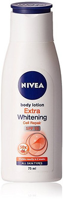 NIVEA Body Lotion Natural Glow, Cell Repair, SPF 15 & 50x Vitamin C(400 ml)