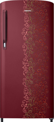 SAMSUNG 192 L Direct Cool Single Door Refrigerator(RR19M2412RJ/NL,RR19M1412RJ/HL, Royal Tendril Red, 2017)