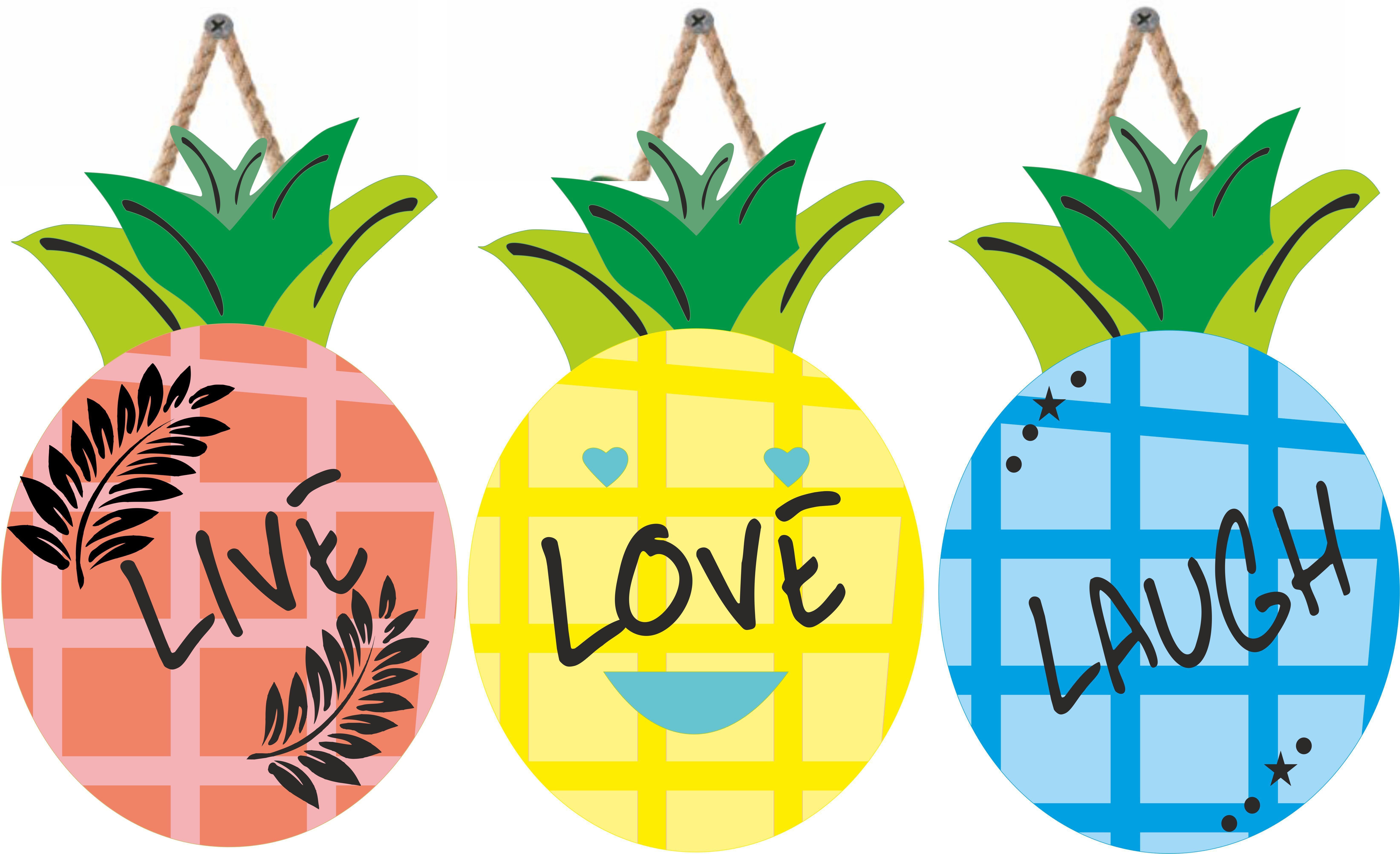 Live Love Laugh Wall Name PLate