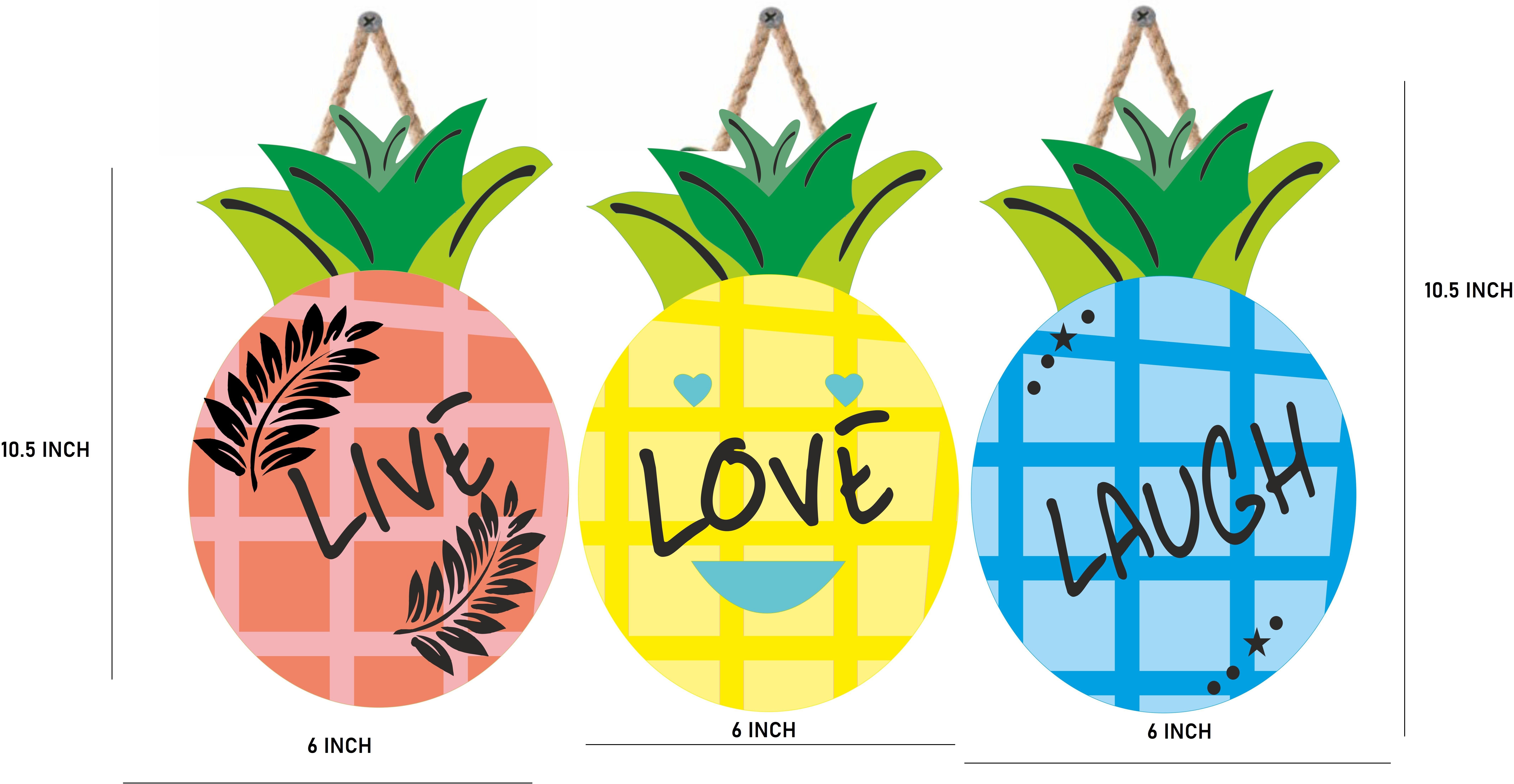 Live Love Laugh Wall Name PLate