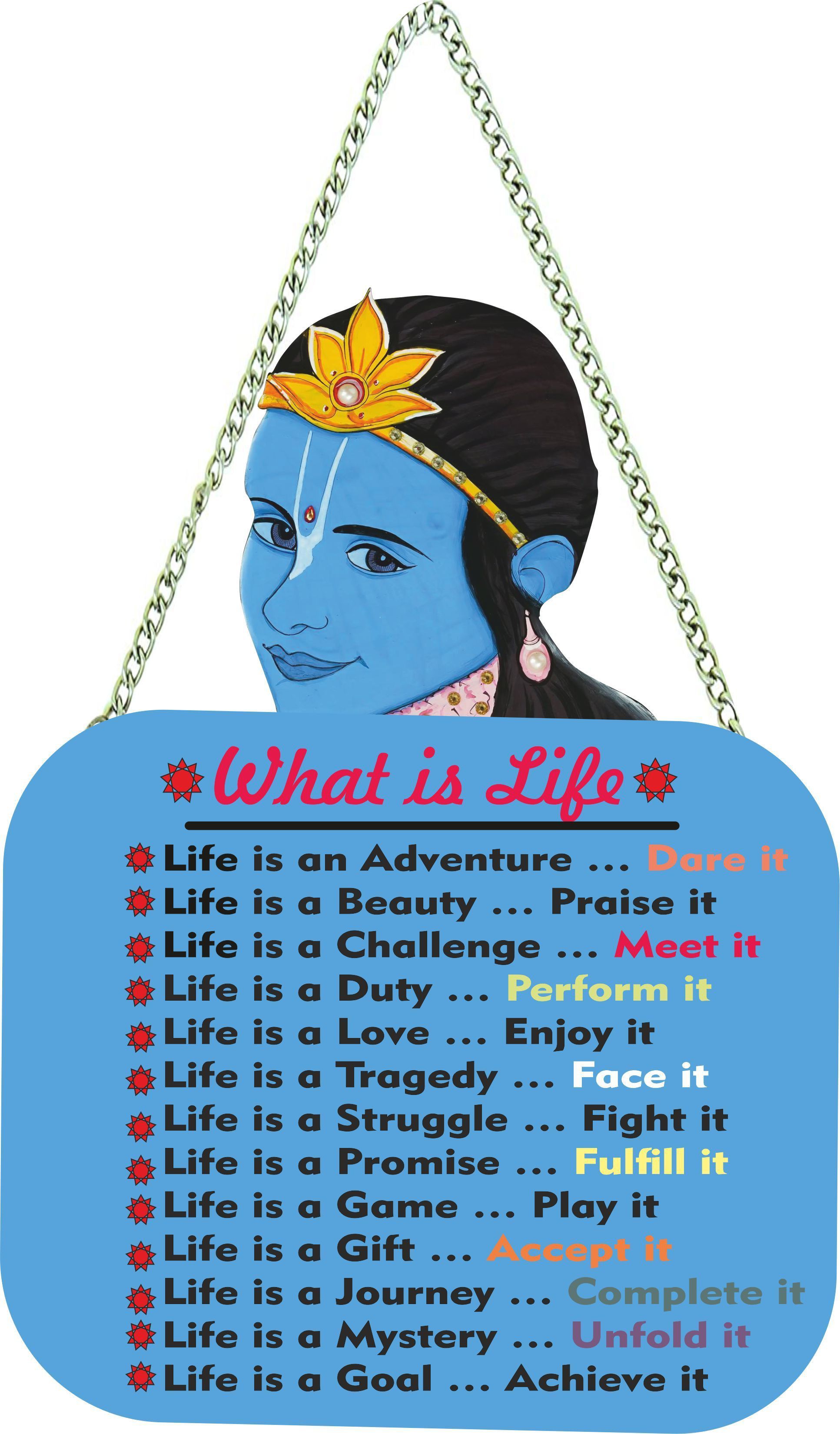 What is Life Wall Name Plate