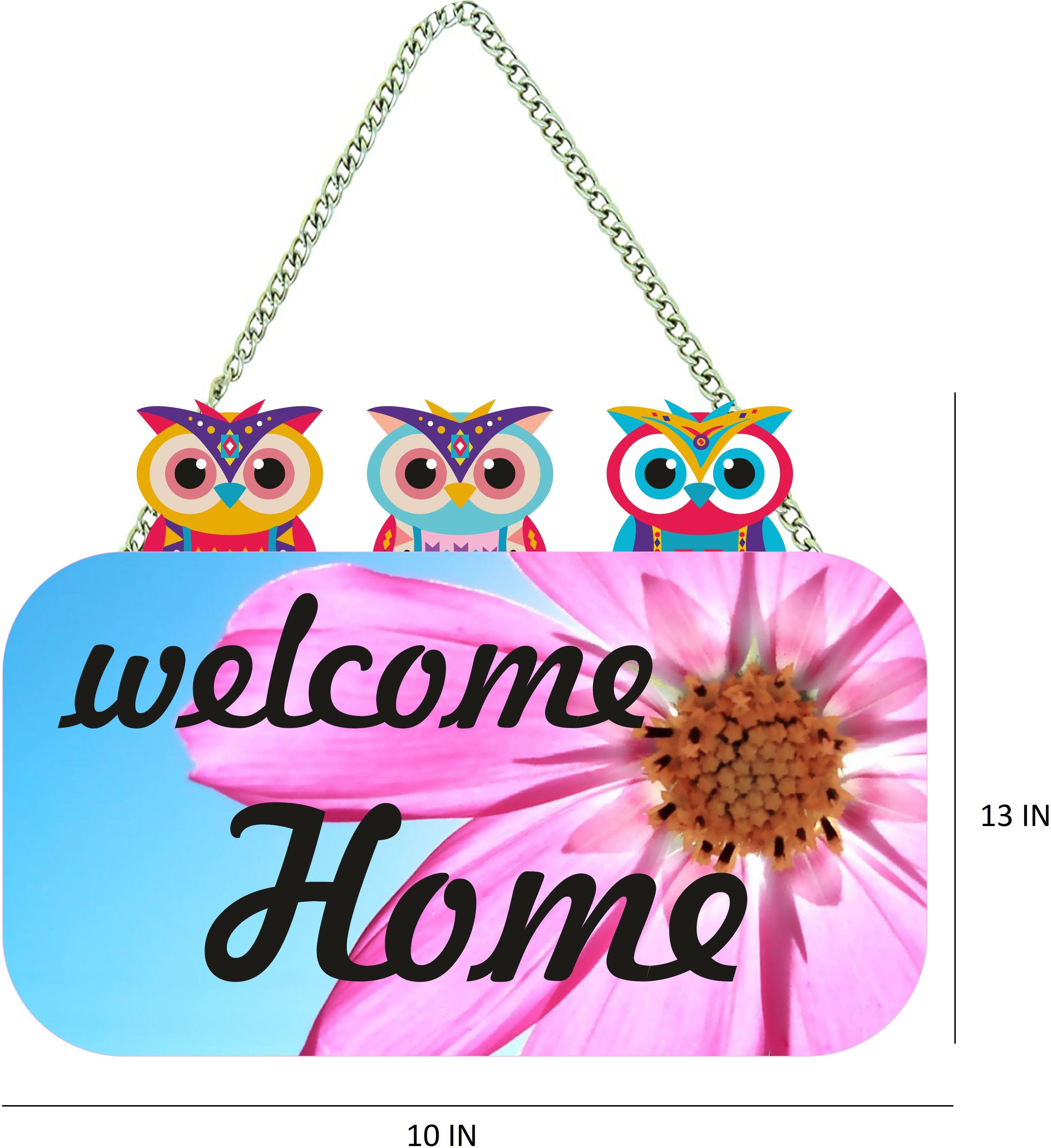 Welcome Home Wall Name Plate